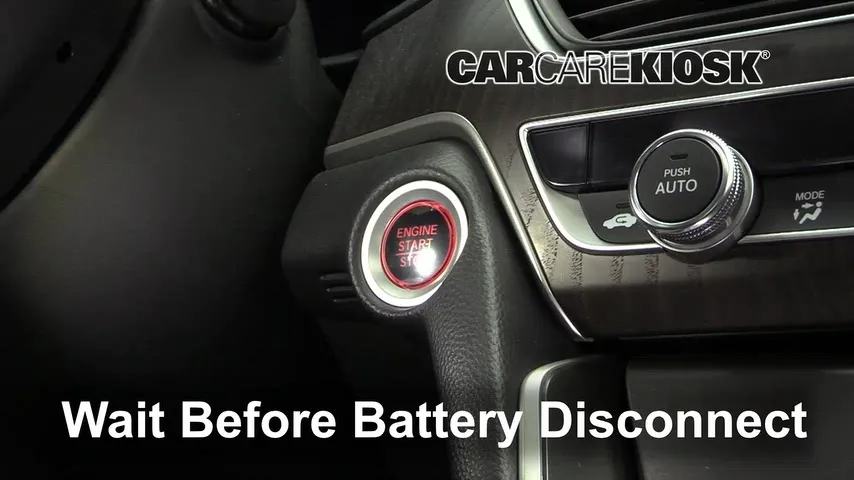 2019 Honda Accord Sport 2.0L 4 Cyl. Turbo Batterie Changement